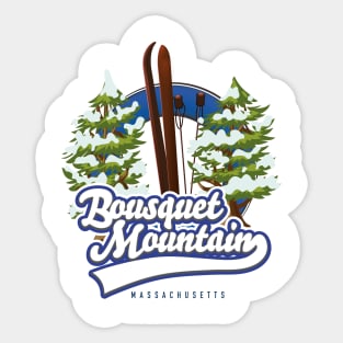 Bousquet Mountain Massachusetts Ski logo Sticker